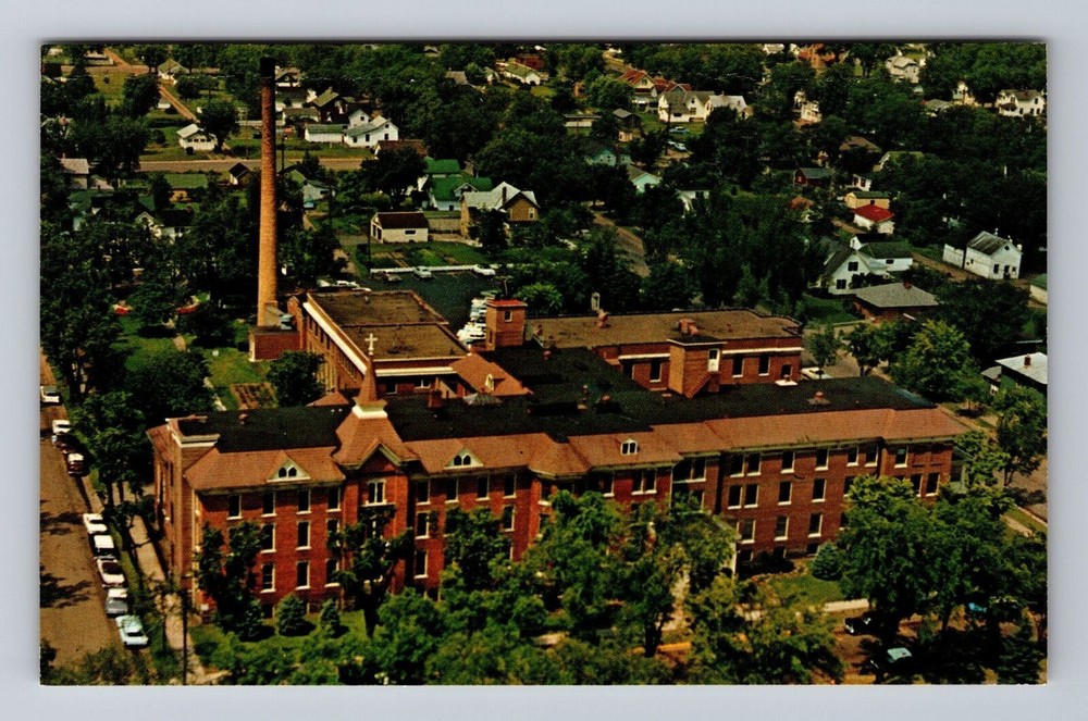 Chippewa Falls WI-Wisconsin St Joseph Apartments Vintage Postcard