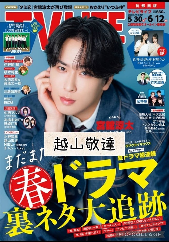 TVLIFE no.11 Keitatsu Koshiyama Cutout Clear File 0.1mm Nylon