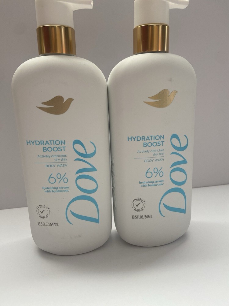 Dove Hydration Boost Body Wash with 6% Hyaluronic Serum 2-Pack-image