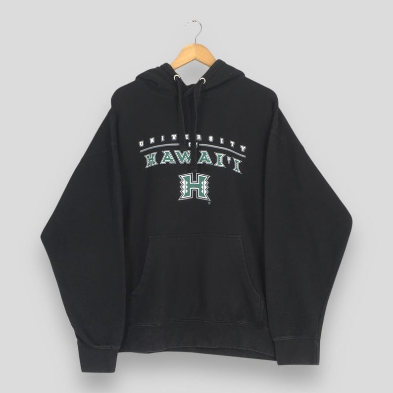 Vintage University Hawaii Hoodie Sweatshirt T-Shirt Retro