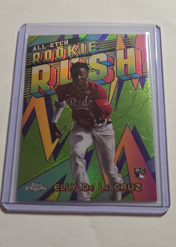 2024 Topps Chrome - All-Etch Rookie Rush Elly De La Cruz #CERR-1 (RC) Reds