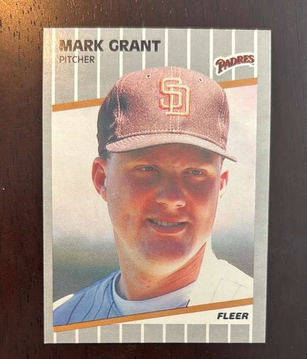 1989 Fleer #304 Mark Grant
