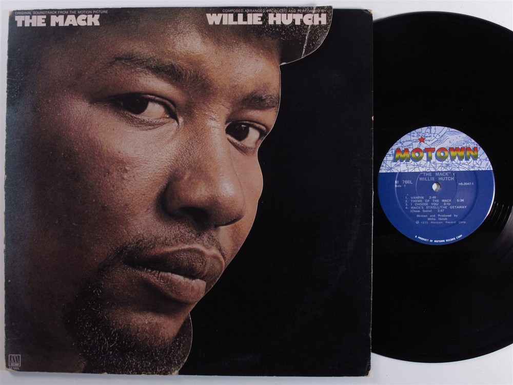 MACK OST Willie Hutch MOTOWN LP die-cut unipak c