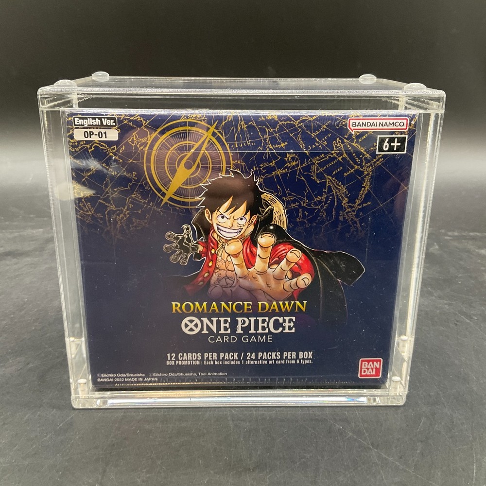 One Piece OP-01 Romance Dawn Blue Bottom Sealed Booster Box ENGLISH 1st EditionPROBSTEIN is actively accepting consignments !!