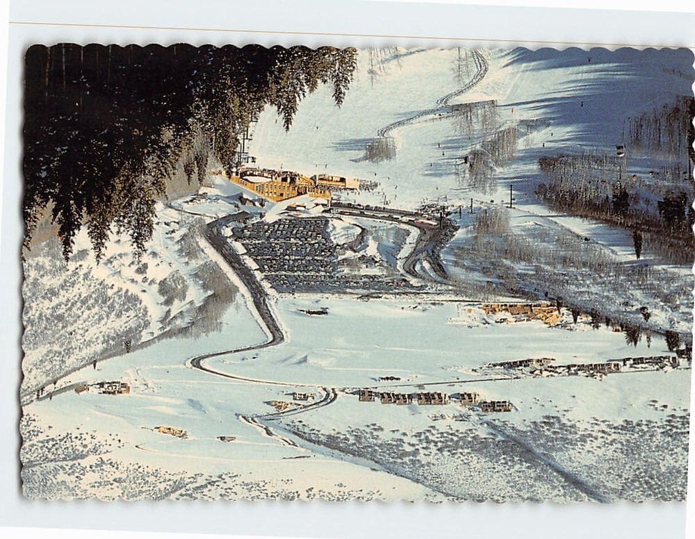 Postcard Snowpark Center at Deer Valley Resort Park City Utah USA