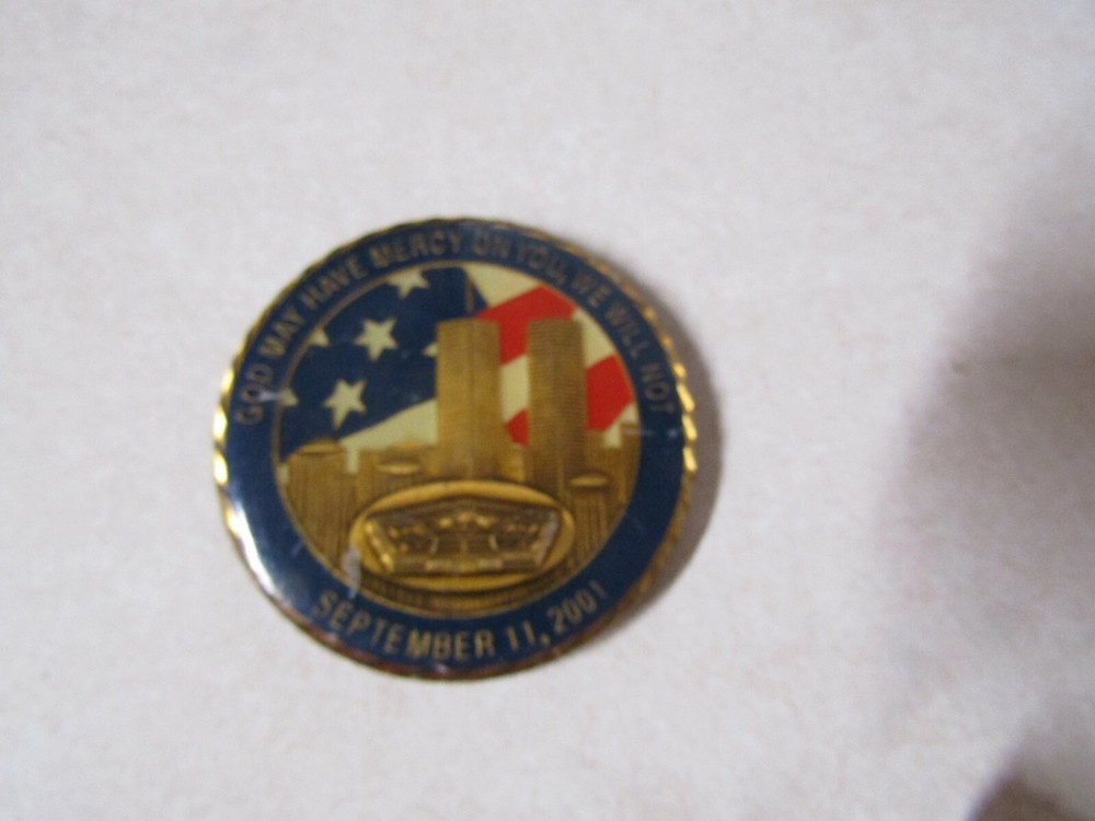CHALLENGE COIN OPERATION ENDURING FREEDOM AL UDEID AIR BASE QATAR SEPT. 11 2001
