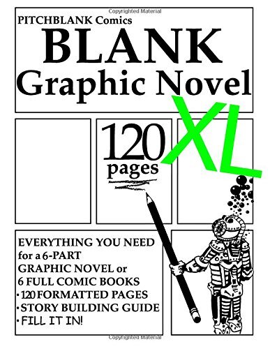 Blank Graphic Novel XL: 120 Formatted..., Morgan, Danny