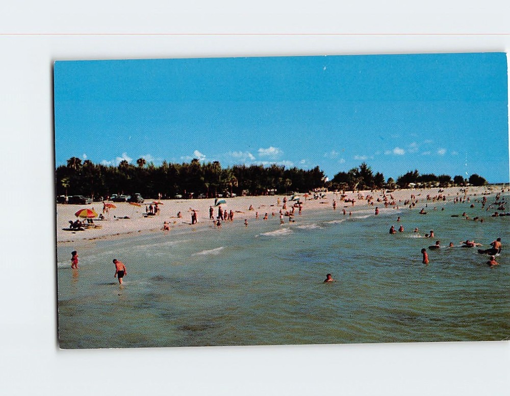 Postcard Clearwater Beach On The Gulf Of Mexico Florida USA