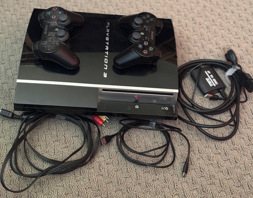 PS3! With so much stuff! See detailed description and photos