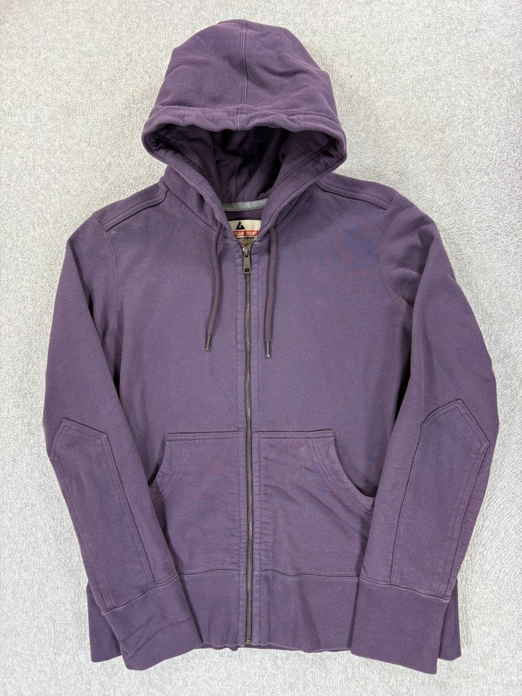 American Giant Athletic Fit Cotton Hoodie Jacket (Women's XL) Purple