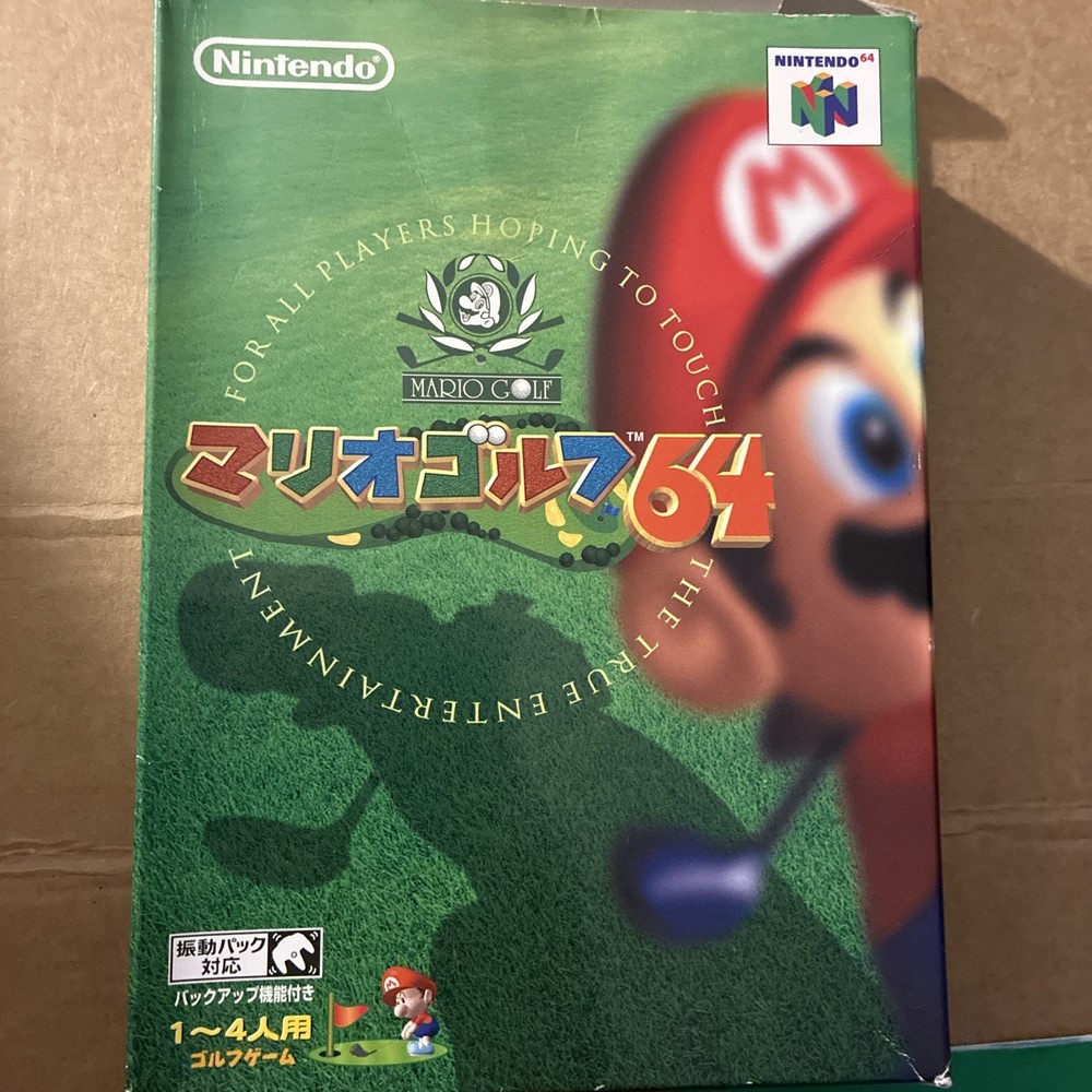 Mario Golf 64 Nintendo 64 N64 JAPAN w/ Manual NTSC-J