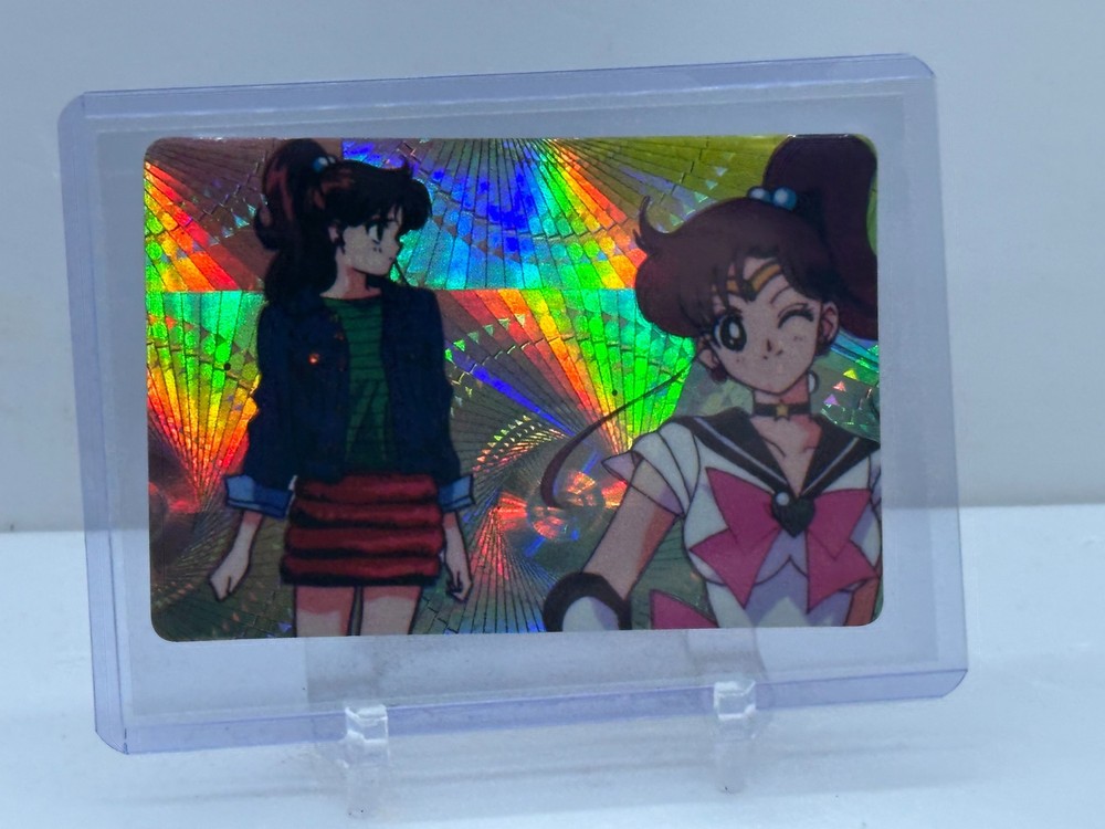 Vintage Sailor Moon Prism Holographic Sticker Trading Card #5