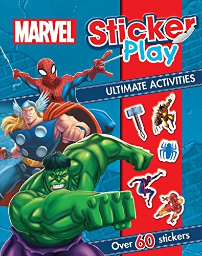 Marvel Sticker Play by Marvel Book The Fast Free Shipping