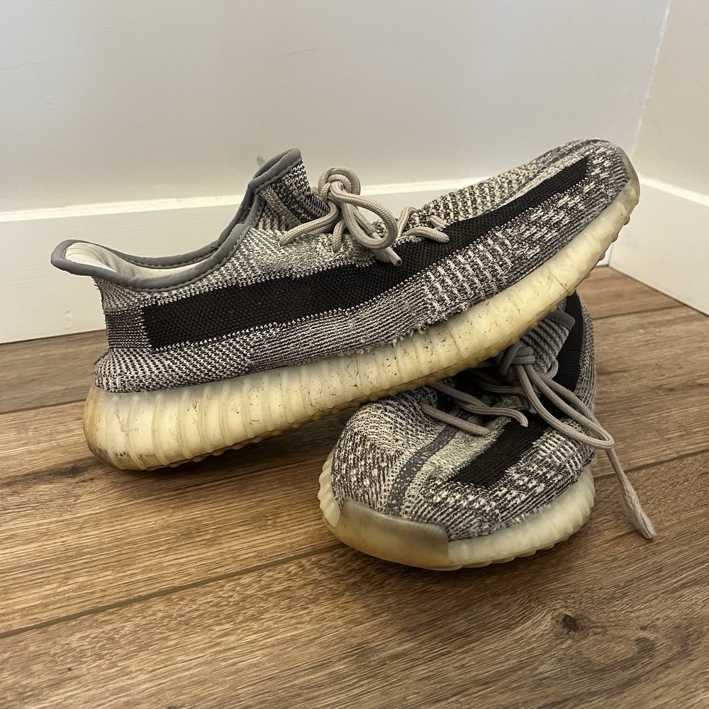 adidas Yeezy Boost 350 V2 Zyon Low Gray Black Cream Men's Size 12 Shoes
