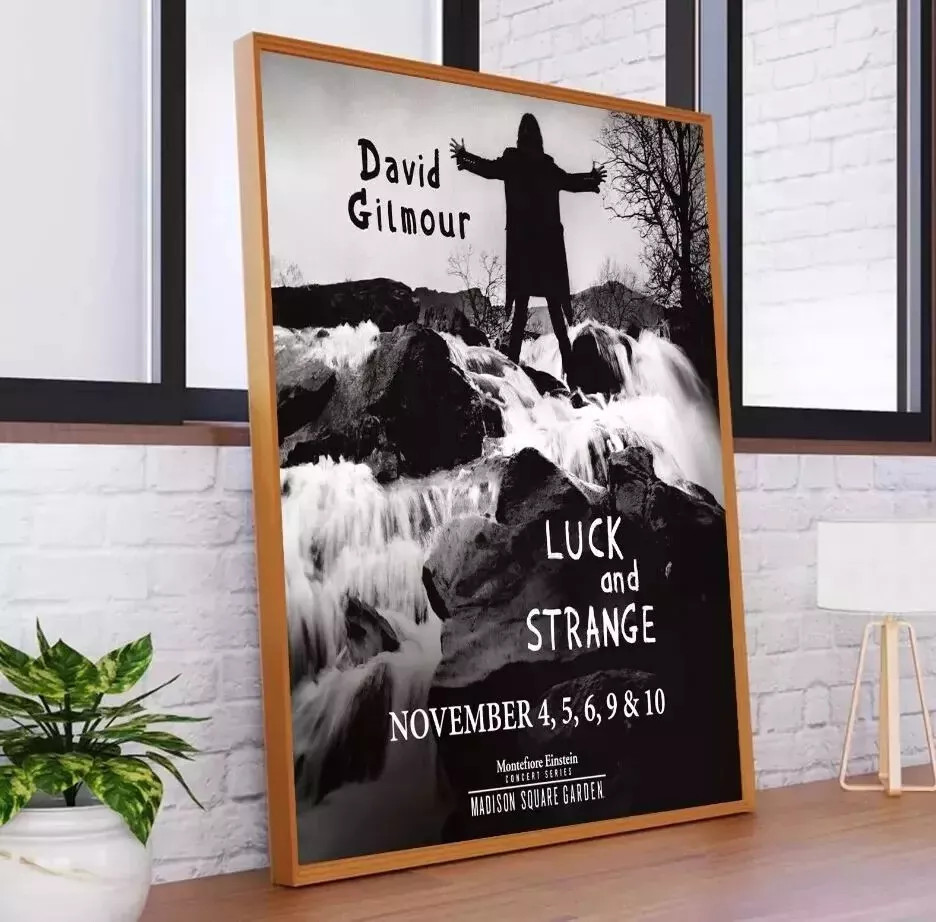David Gilmour Madison Square Garden, NYC Nov 2024 Tour Poster