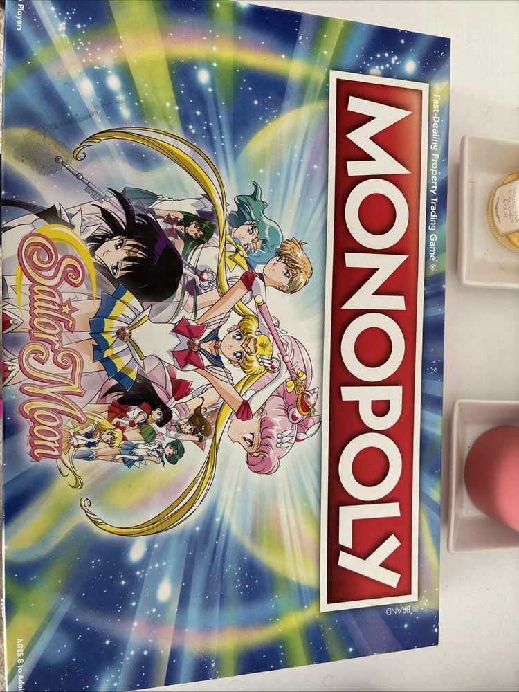 Monopoly Sailor Moon Edition Board Game USAopoly Hasbro NEW