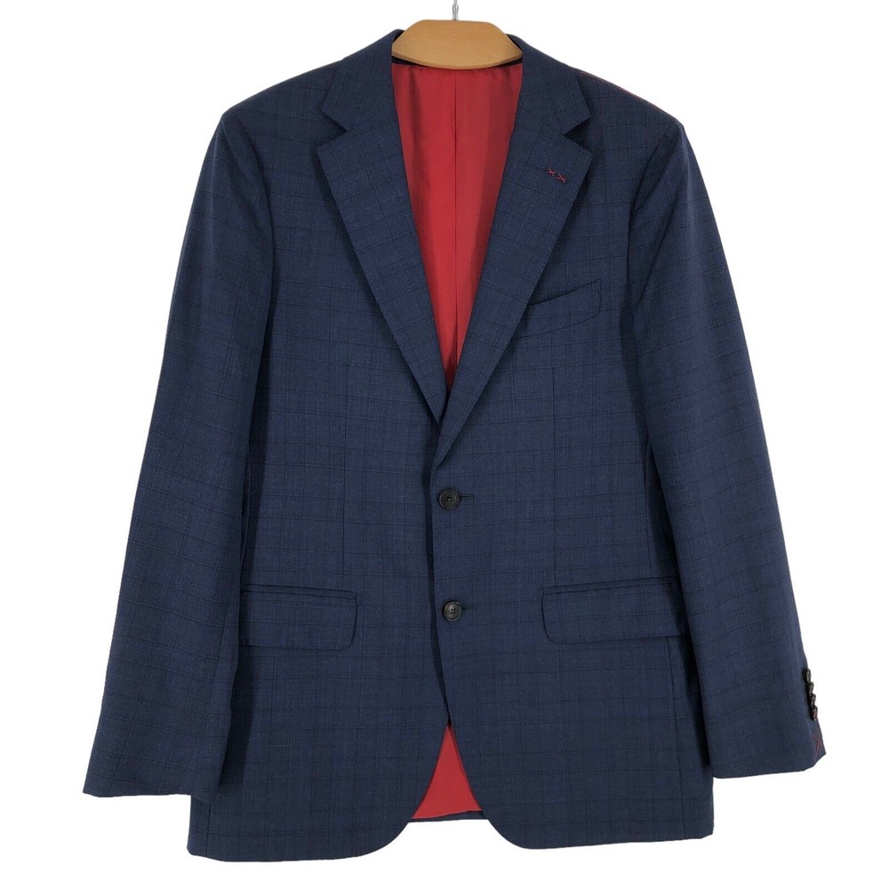 SUITSUPPLY Sienna Single Breasted Wool Blazer Jacket Size EU:48; UK:38; US:38R