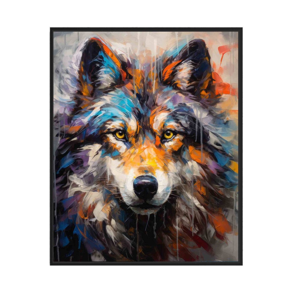 Wolf Art Print Posters Animal Abstracts Wall Art Painting Decoration Gifts