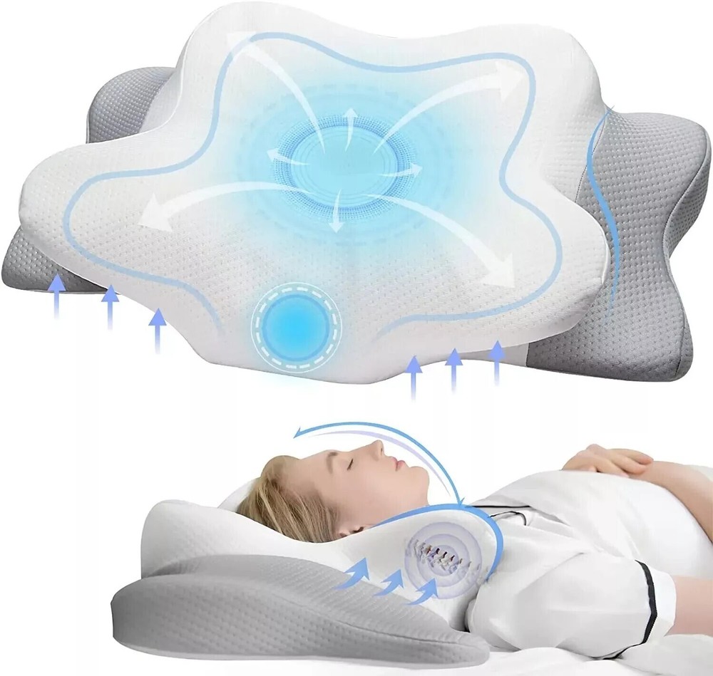 Memory Foam Cervical Pillow for Neck & Shoulder Pain Relief