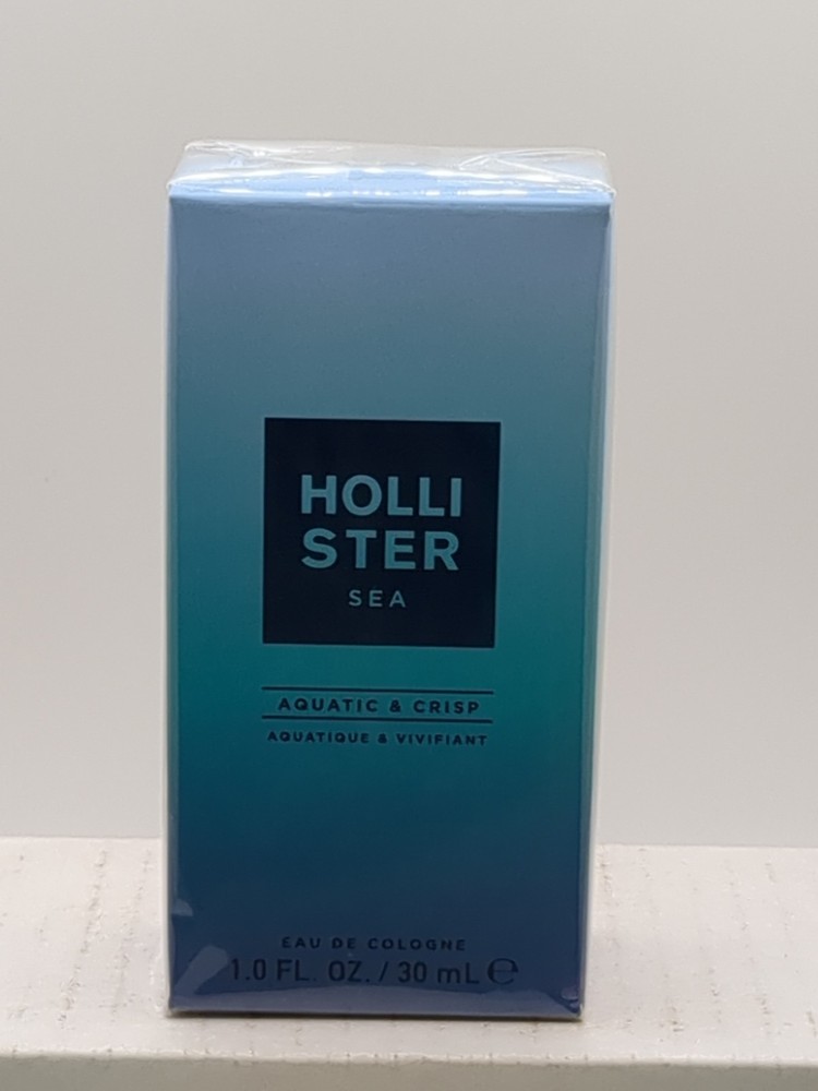 Hollister SEA Aquatic & Crisp Eau De Cologne For Men 1 Fl Oz New & Sealed