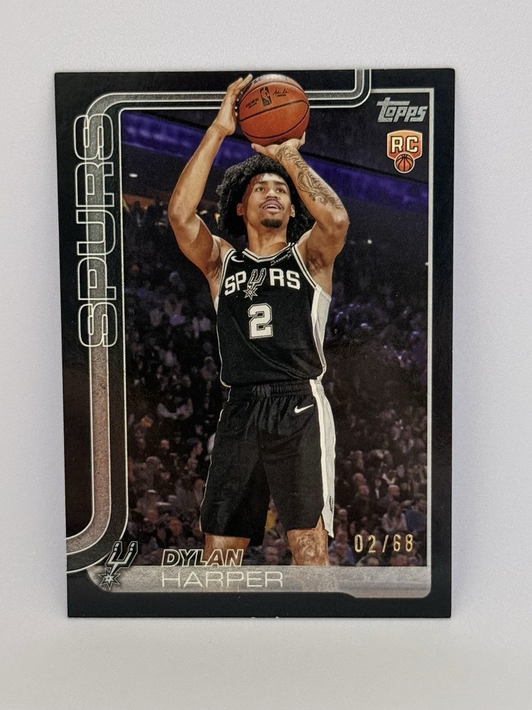 Topps 2025-26 Dylan Harper Rookie #202 San Antonio Spurs Basketball Card