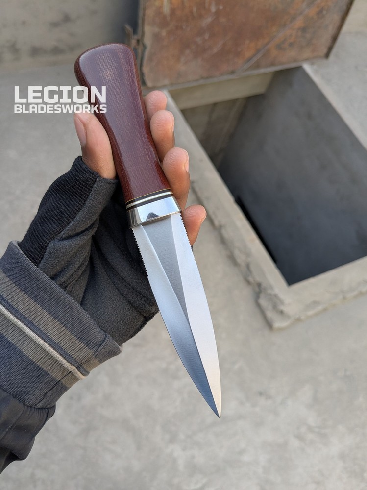 Randall Guardian Full Tang Boot Knife with Sheath Reproduction Fixed Blade