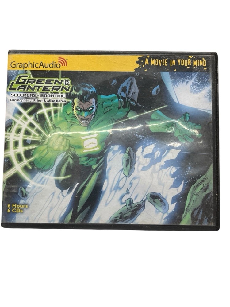 GraphicAudio DC Comics Green Lantern Sleepers Book One Audio Book CD Set 2011