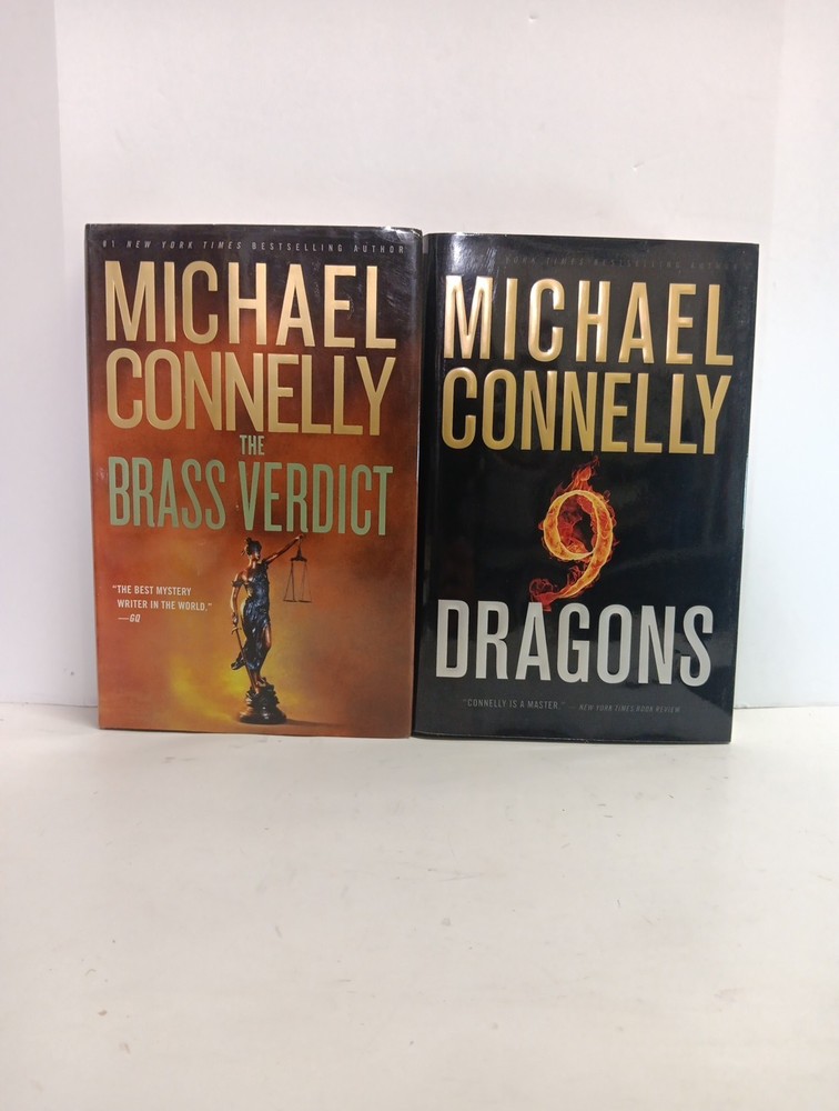 Brass Verdict/ Dragons by Michael Connelly (First Edition, 2008, Hardcover)Lotx2