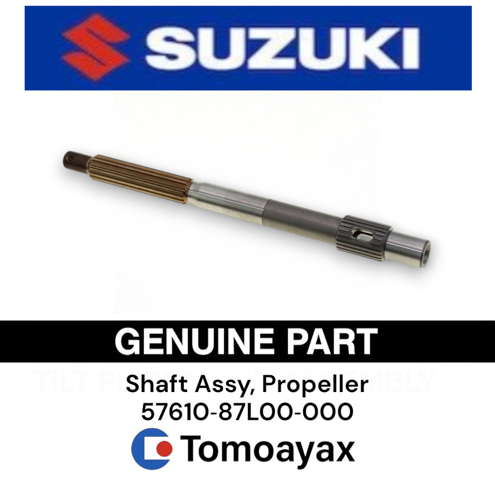 57610-87L00-000 Suzuki Shaft,propeller 5761087L00000, New Genuine OEM Part