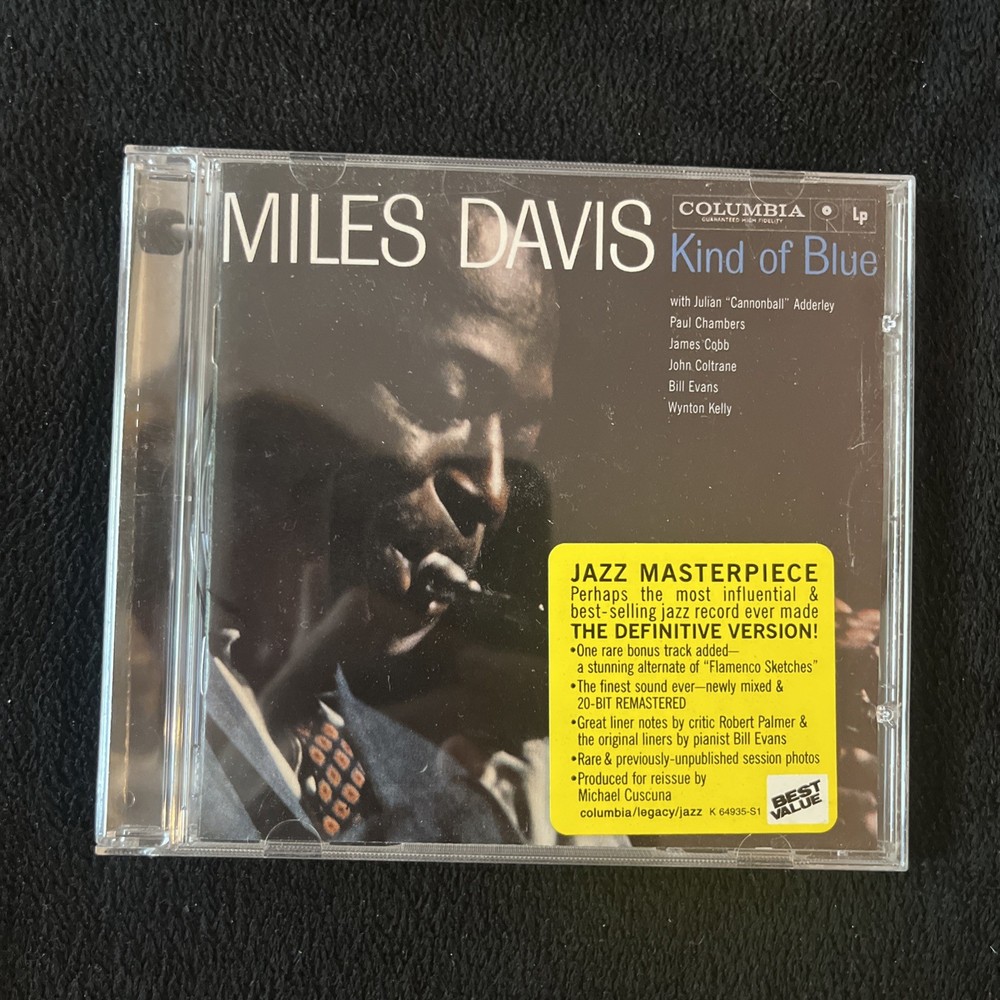 Kind of Blue (Remastered + Bonus Track) by Davis, Miles (CD, 1997)