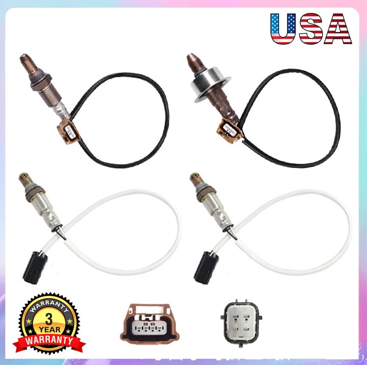 For Nissan Maxima Murano Quest 3.5L V6 Set of 4 up+Downstream Oxygen O2 Sensors