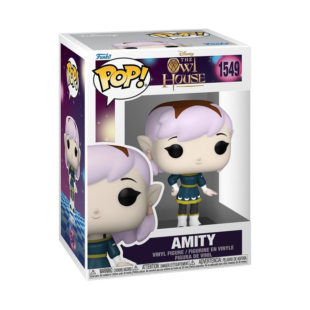 Funko Pop Disney: The Owl House - Amity Blight - 3.65 inches, Multicolor