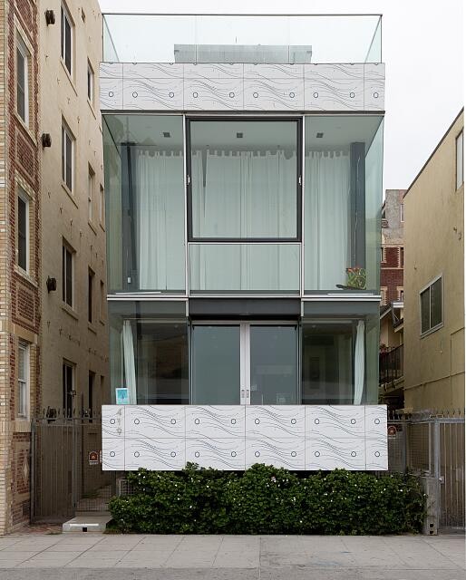 Photo:Venice Los Angeles California 2012 Modern Glass Beachfront Building