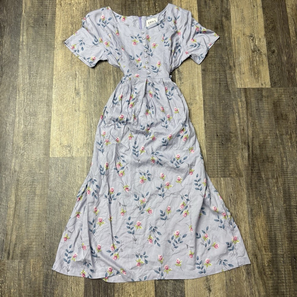 Women’s Vintage Erika’s Collection Petites Floral Dress PL