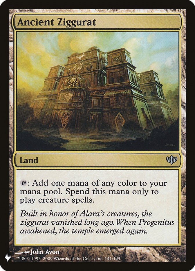 MTG Magic the Gathering Ancient Ziggurat (CON-141/1703) Mystery Booster LP