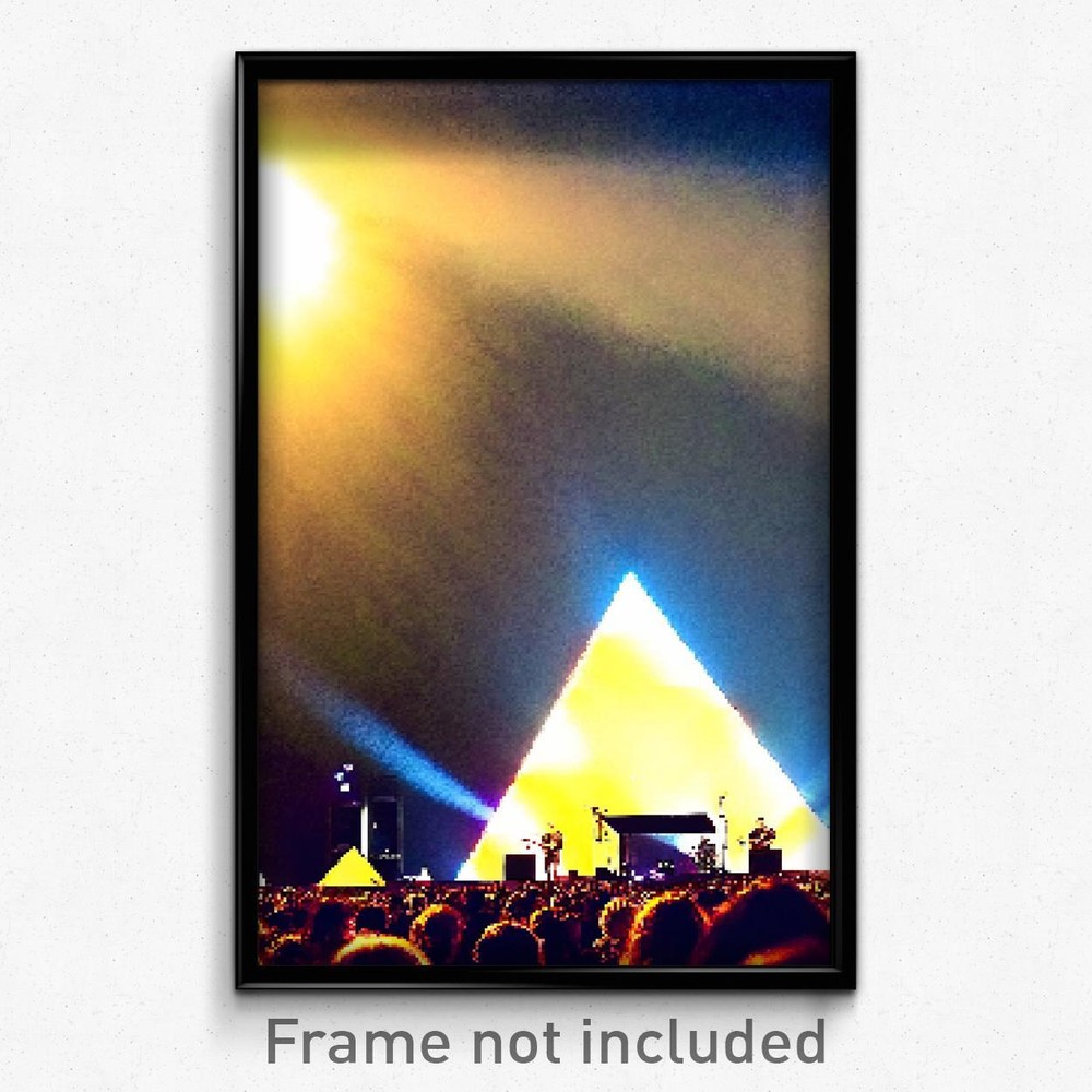 8-Bit Pixel Art Poster - Triangular Music Festival Video Game Print