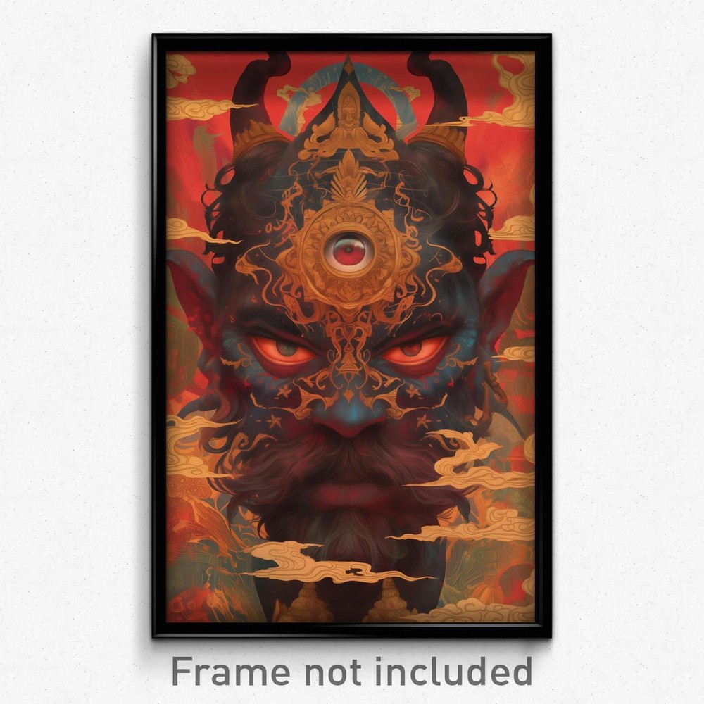 Vintage Bollywood Poster - Dirty Waste Retro Hindi Film Art Print