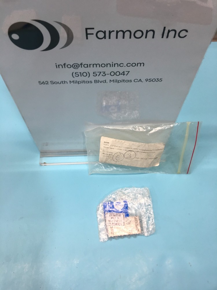 Varian E17063160 Plate Top End Arc Chamber (Sds), 188628