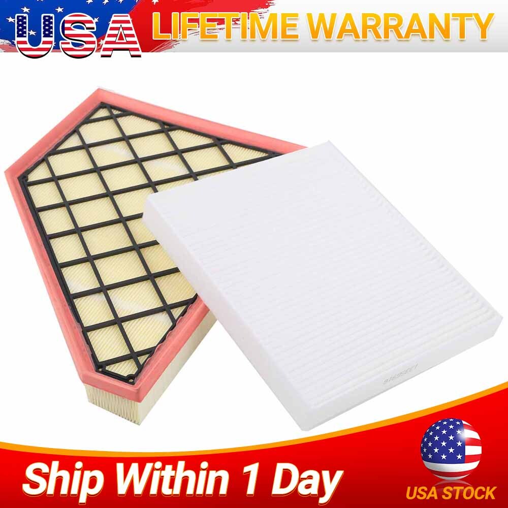Engine Air Filter&Cabin Air Filter Fits For 2018-2023 Chevy Traverse 17-23 BUICK