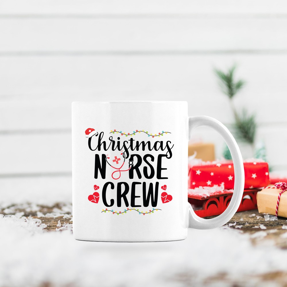 Nurse Christmas Crew Christmas Gifts For Nurse Nurse Christmas Mug Rn Christmas
