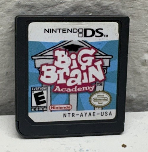 Nintendo DS Big Brain Academy Game Cartridge Only No Case