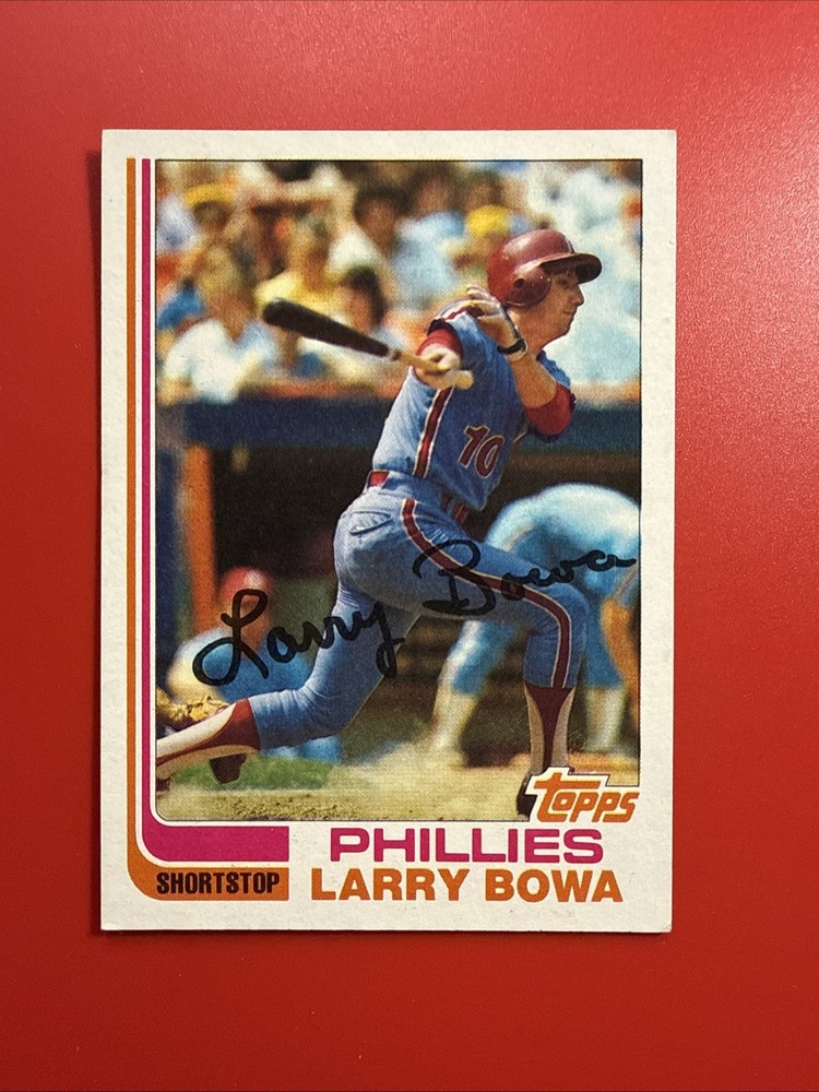 Larry Bowa 1982 Topps #515 Philadelphia Phillies