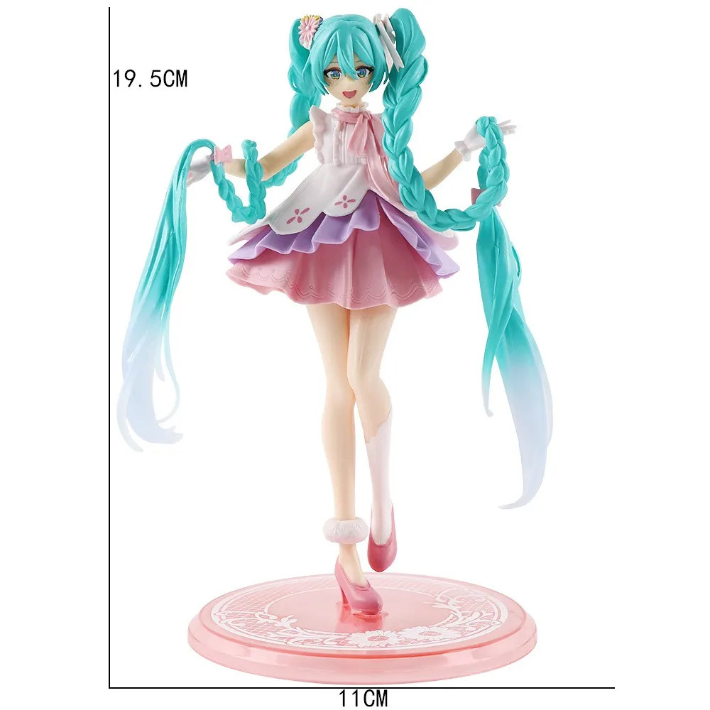 Hatsune Miku Anime Figure Kawaii Girl PVC Action Figure Fashion Subculture Colle