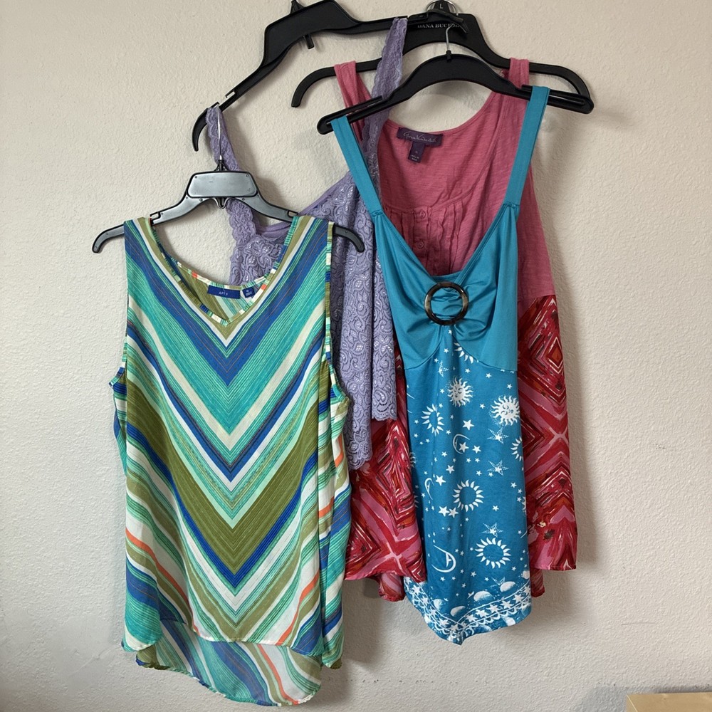 Women’s Multi Brand Xl Tank Top Lot Of 4