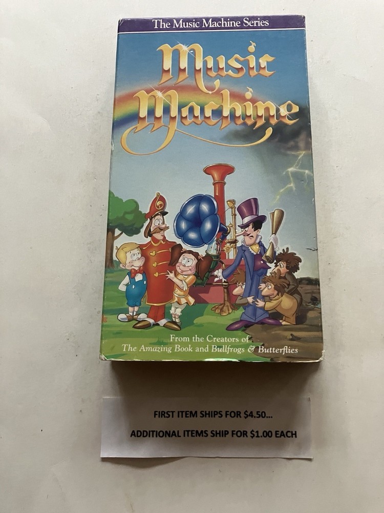 VHS Tape   Music Machine   $3.00   Shipping  $4.50/$1.00