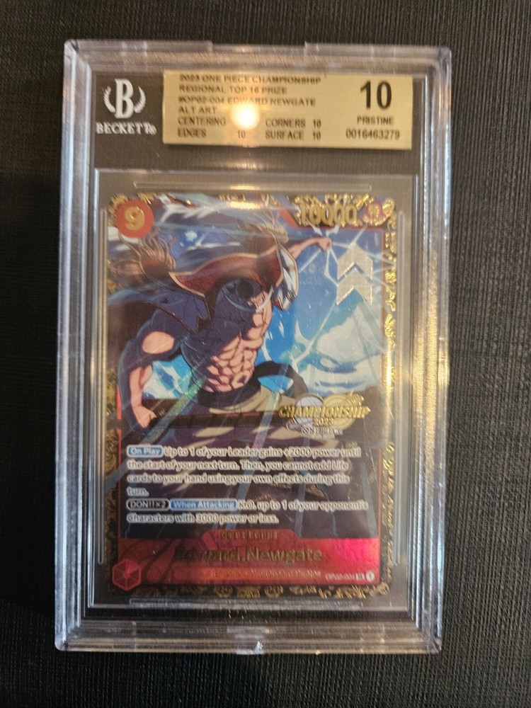 Edward Newgate Championship Regional 2023 Top 16 BGS 10 PRISTINE ONE PIECE ALT