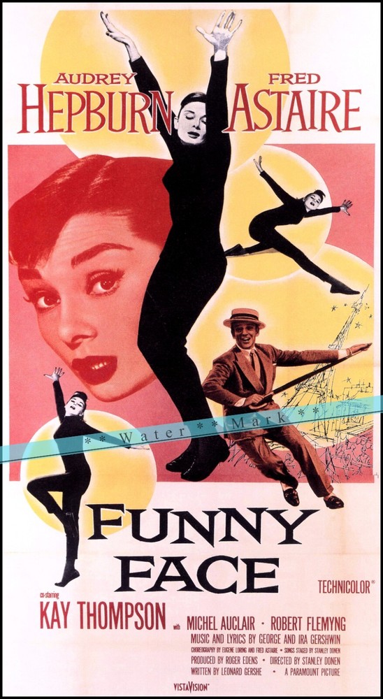 Funny Face 1957 Musical Comedy Romance Film Vintage Poster Print Retro Style Art