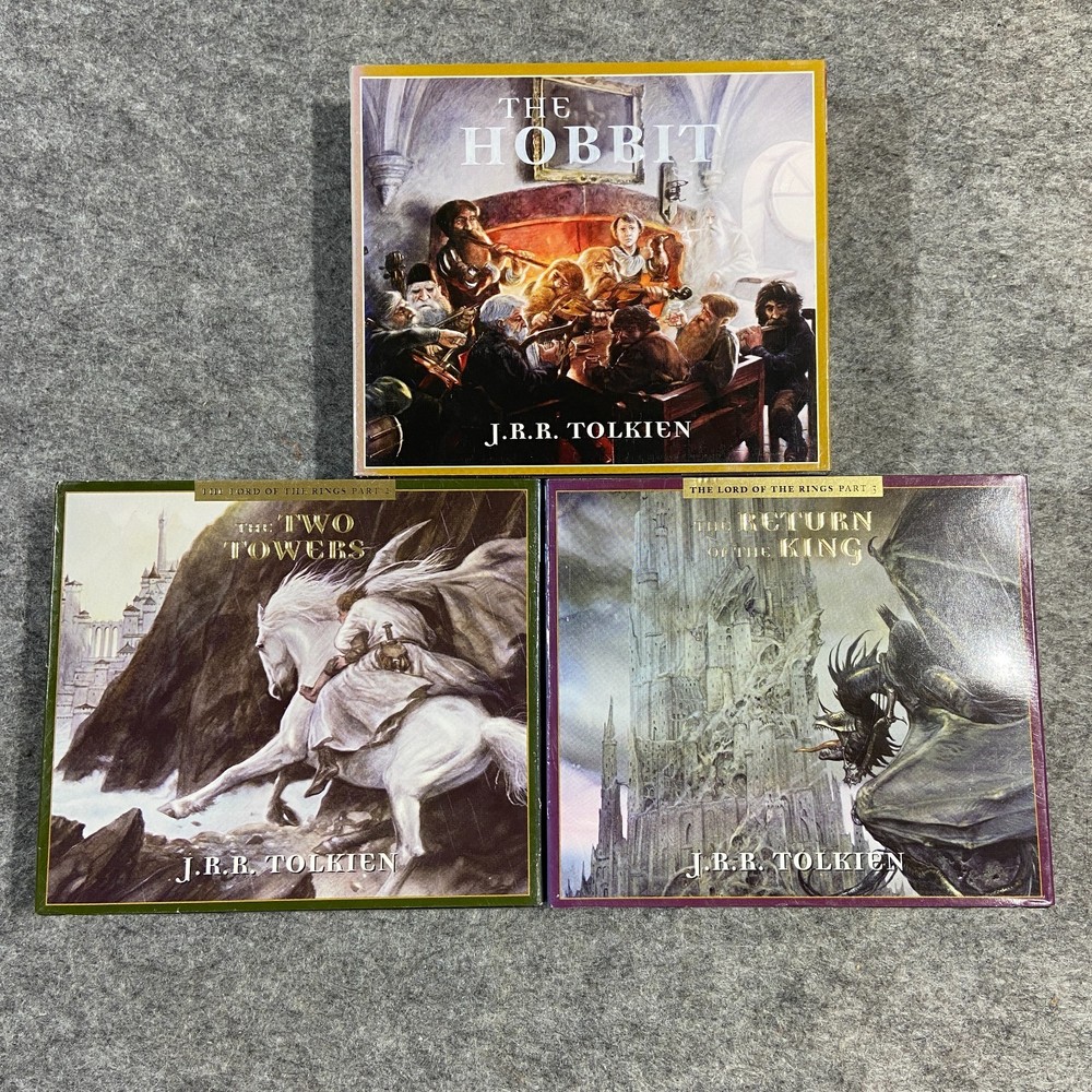 Lord of the Rings Trilogy HighBridge Audio books CD Set  Hobbit Two Towers King