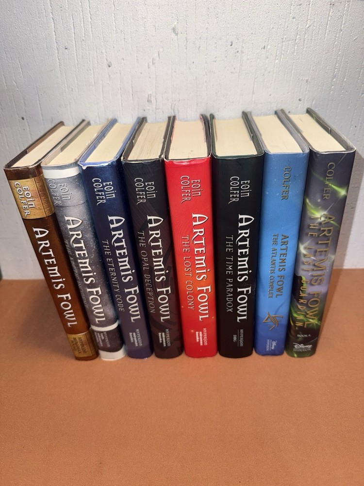 Lot of 8 Complete ARTEMIS FOWL Series Books 1-8 by Eoin Colfer Hardcover 1st Ed.