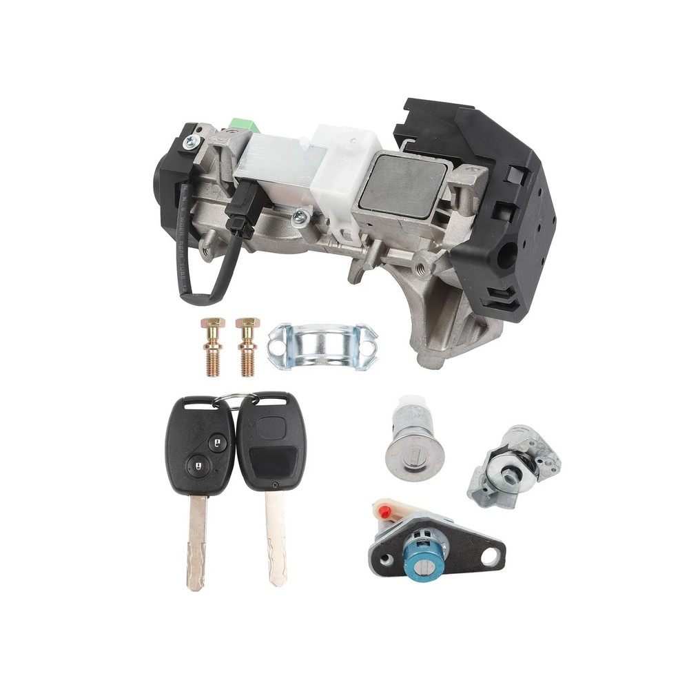 2-Button Key Shell Ignition Switch Lock Cylinder All Door for Honda 2006-2011